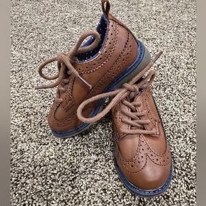 Classic Brown Kids Oxford Shoes